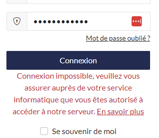 connexion-impossible